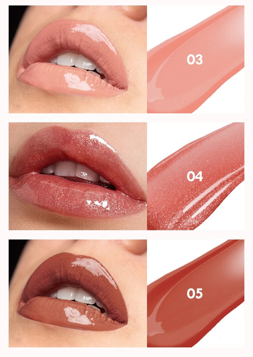Private Label Lipgloss Custom Logo Hose Tube Shiny Pigment Lip Gloss Durable Glaze Cosmetic Lips Oil Cosmetics lips Makeup