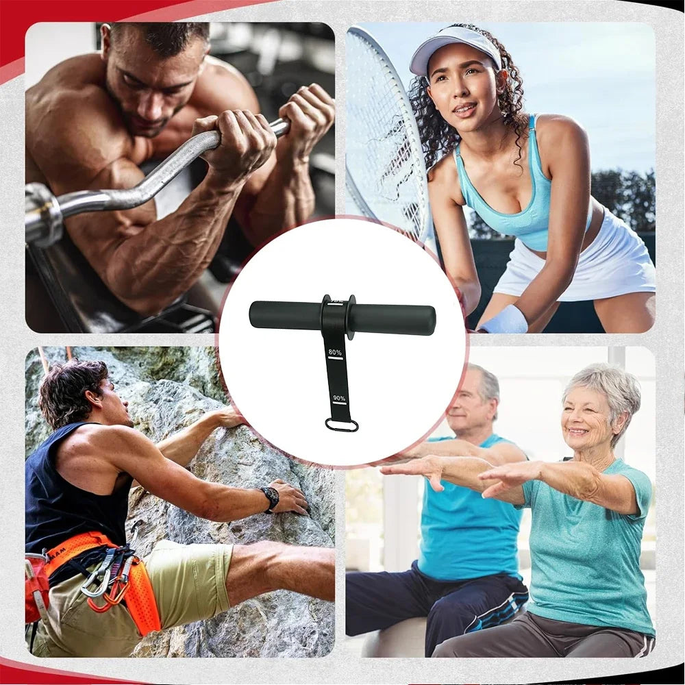 Adjustable Forearm Strength Trainer Wrist Roller With Thickened Non-Slip Handle Belt Home Workout Upper Body Fitness Equipment