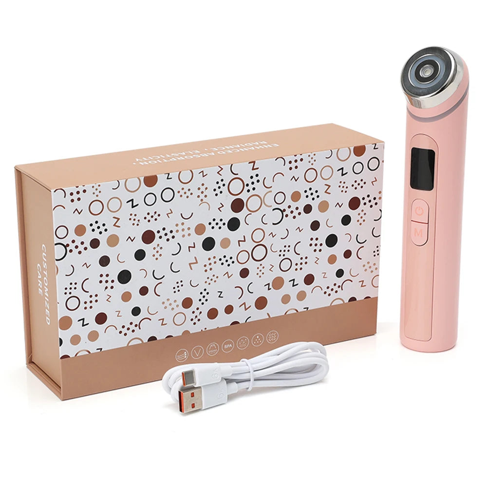 Multi Functional Four-Color Beauty Device, With 4 Modes Enhanced Absorption, Radiance, Elasticity, Facial Contouring,with 4 Mod