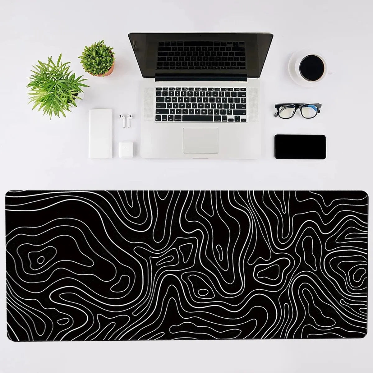 1PC Large Mouse Pads For Desk, Gaming Mouse Pad, Mouse Pad with Stitched Edgesand Non-Slip Rubber Base, Extended Mouse Pad