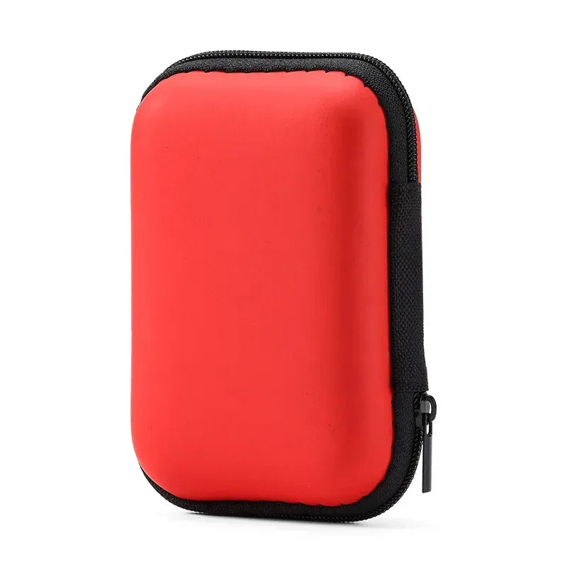 Sundries Travel Storage Bag Charging Case for Earphone Package Zipper Bag Portable Travel Cable Organizer Electronics Storage