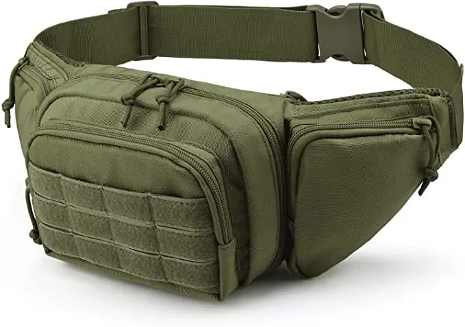 Outdoor MOLLE Fanny Pack, Gun Holster for Multiple Models, Compact & Secure Fit for Utility Accessories