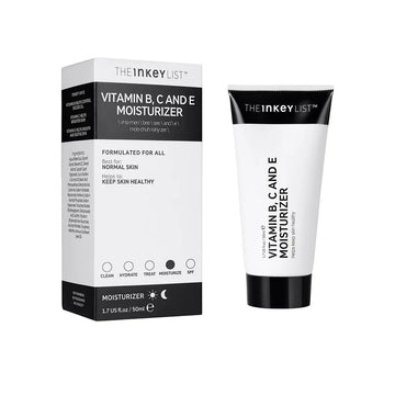 The INKEY List Vitamin B, C, E Moisturizer 50ml Soothing Hydrated Brighten Whiten Anti-aging Keep Skin Healthy﻿