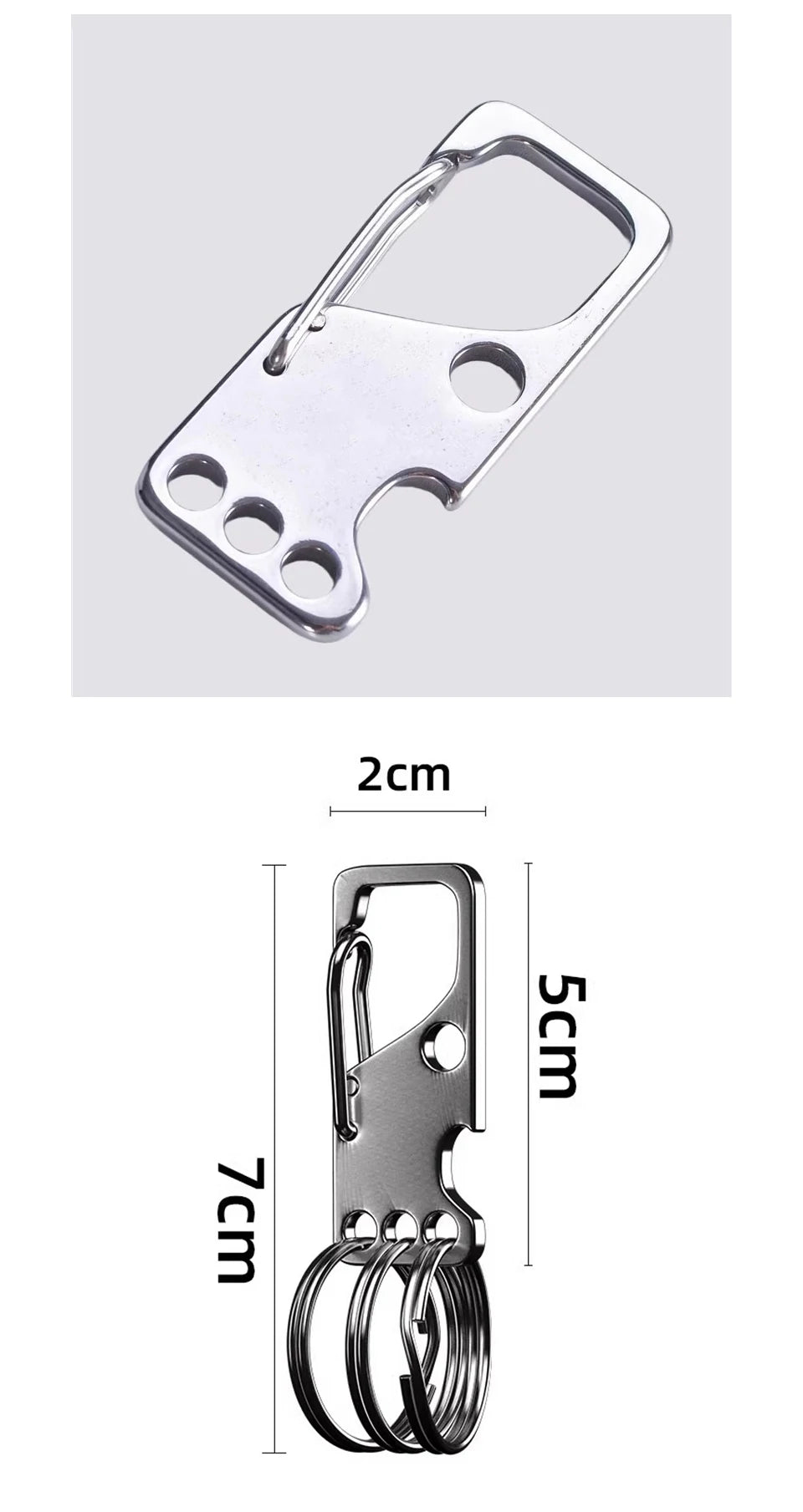 Stainless Steel Keychain Custom Lettering  Keyring Personalized for Men's Waist Pendant Key Chain Ring Holder Laser Engraved