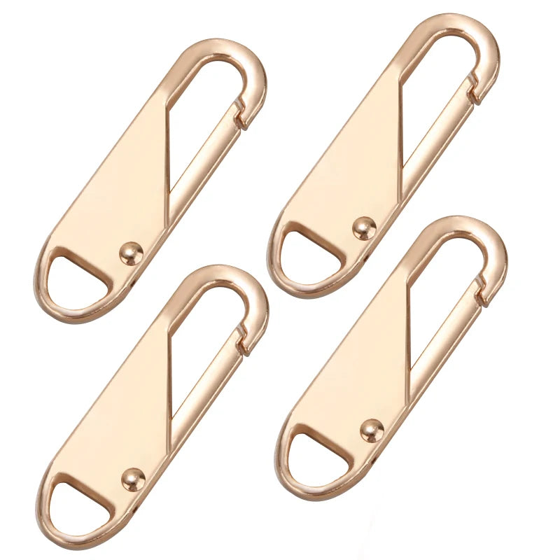 1/2/4/5/10Pcs Zipper Slider Instant Universal Repair Kit Replacement for Broken Buckle Travel Bag Suitcase Tent Backpack Zippers