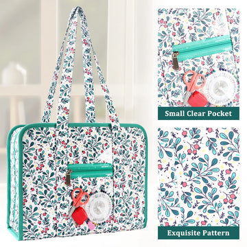 Embroidery Tools Kit Storage Bag Large Capacity Cross Stitch Thread Sewing Tool Accessories Organizer Bag Portable Travel Tote