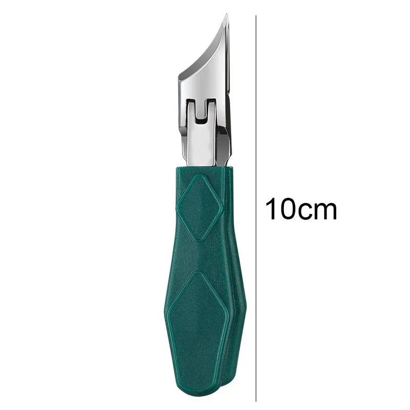 25° Slant Edge Nail Clipper Wide Opening Stainless Steel Professional Ingrown Toenail Tools Eagle Beak Oblique Toe Nail Trimmers