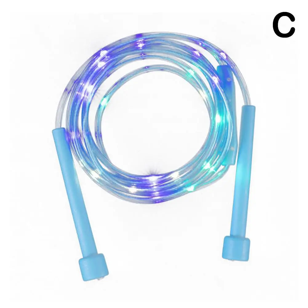 Illuminated Jump Rope Kids Night Exercise Fitness Training Entertainment Glowing Rope Skipping Fun Toys Optical Playing Led Lamp