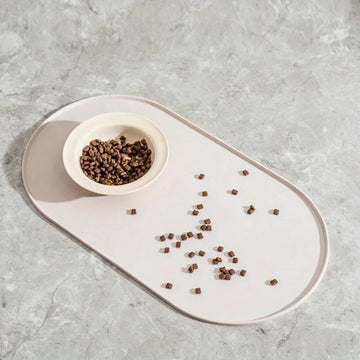Cat Feeding Mat with Non-Slip Waterproof Design,Pet Food Mat, Compatible with Cat/Dog Bowls, Multipet Households, Dog Owners