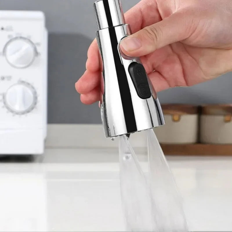 Universal 360° Rotation Kitchen Faucet Extender 3 In1 ABS Durable Water Saving Shower Spray Head Bathroom Basin Tap Replacement