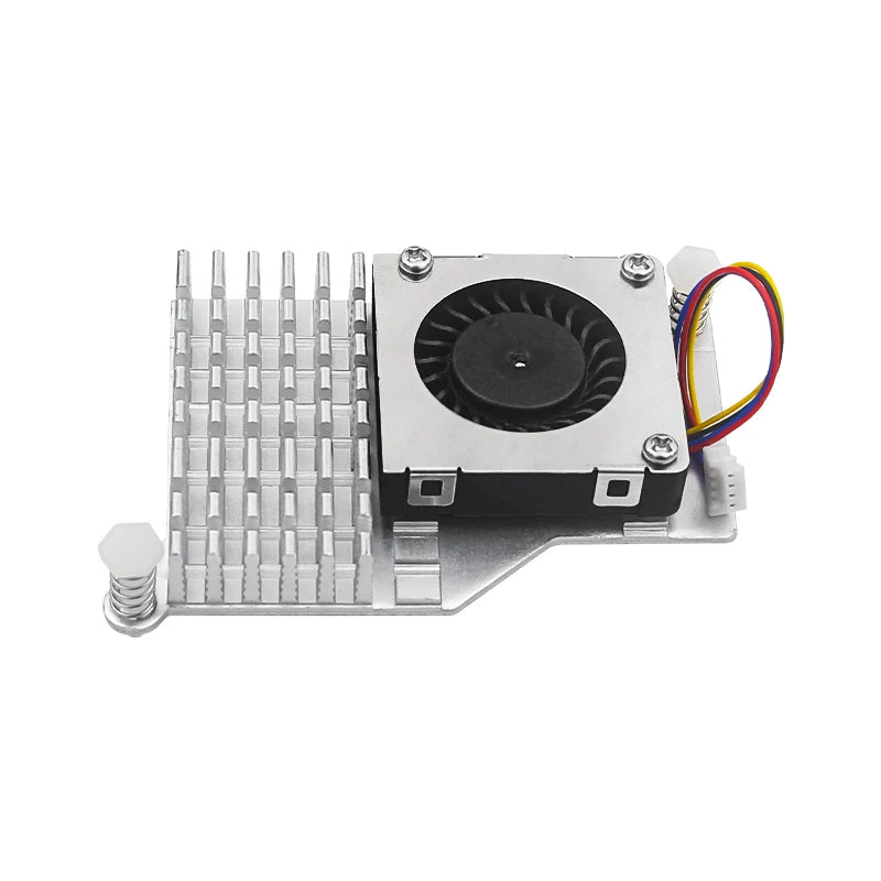 Raspberry Pi 5 Active Cooler Aluminum Heatsink PWM Speed Adjustable Fan Black Silver Blue Cooling Radiator for RPI 5 Pi5