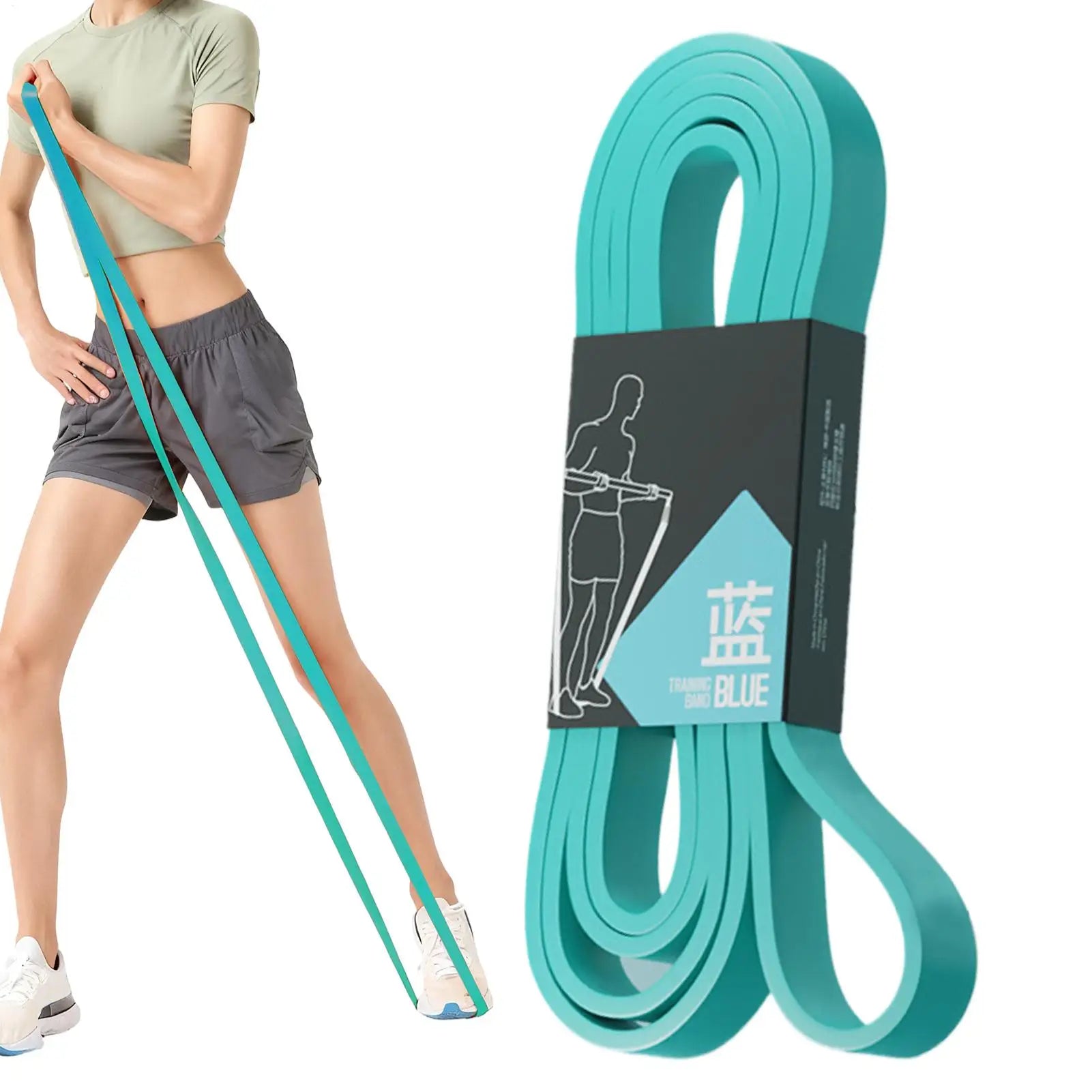 Fitness Resistance Bands Elastic Stretching Strength Training Pull Up Elastic Bands For Exercise For Women Men Home Gym Pilates
