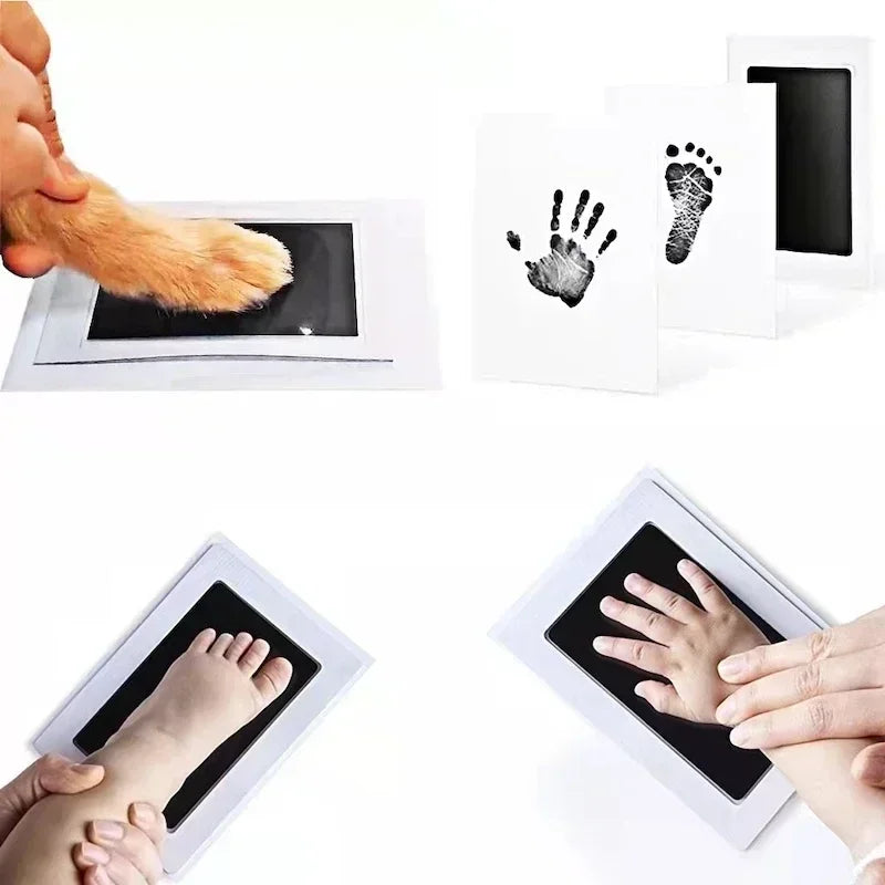 Non-Toxic Baby Handprint Kit: Capture Newborn Footprints & Handprints - Perfect for Baby Souvenirs and Gifts Baby Handprint
