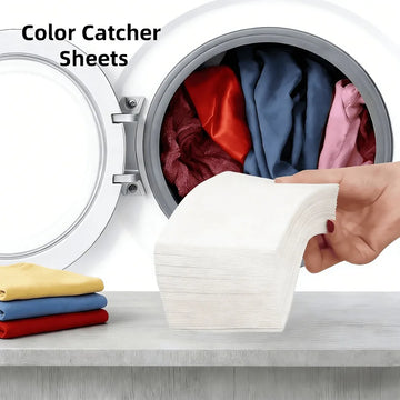 Color Catcher Sheets Anti Color Run Laundry Sheets Strong Absorption Honeycomb Disposable Mixed Washing Prevent Clothes Staining