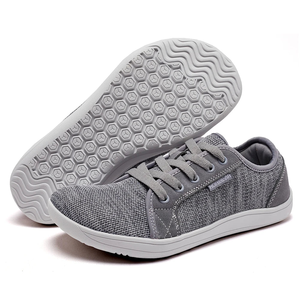 HOBIBEAR Unisex Wide Toe Barefoot Shoes for Men Women Outdoor Trail Running Minimalist Walking Shoes Lightweight and Breathable