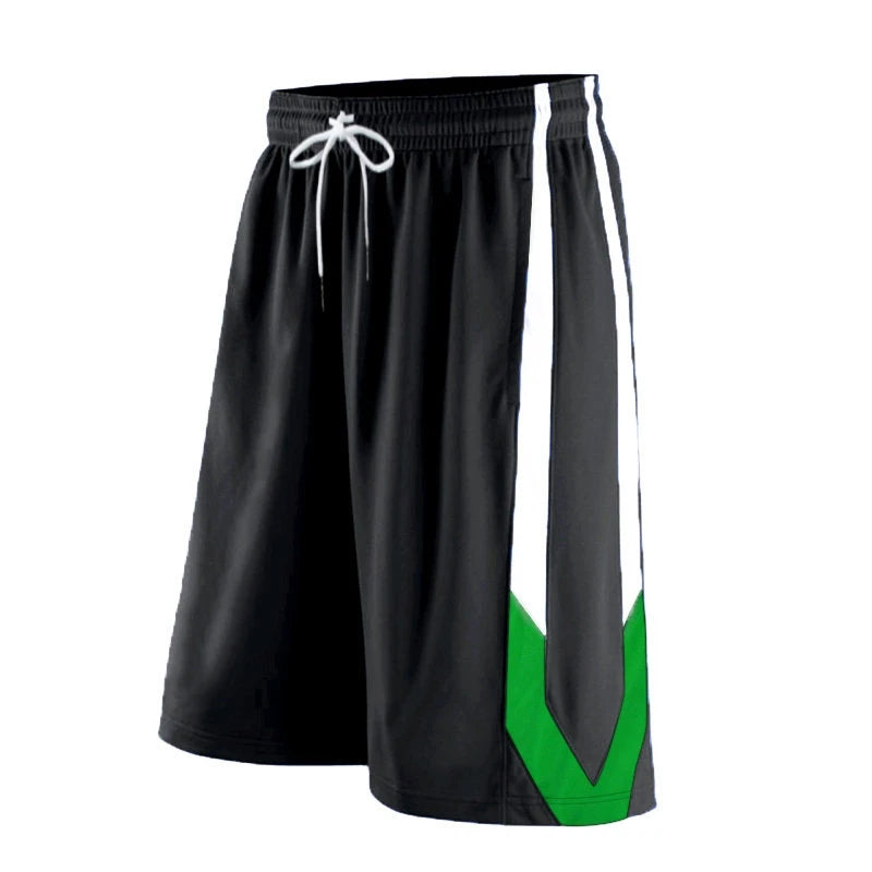 Men's Sports and Fitness Beach Basketball Shorts, Fashionable Breathable Quick Drying Shorts, 3D Printed Quick Drying Shorts