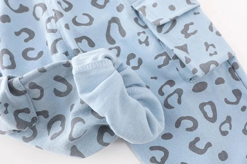 Fashion Autumn Children Suits Baby Boys Girls Clothes stamp Cotton T-Shirt Pants 2Pcs/sets Spring Toddler Clothing Sport Suits