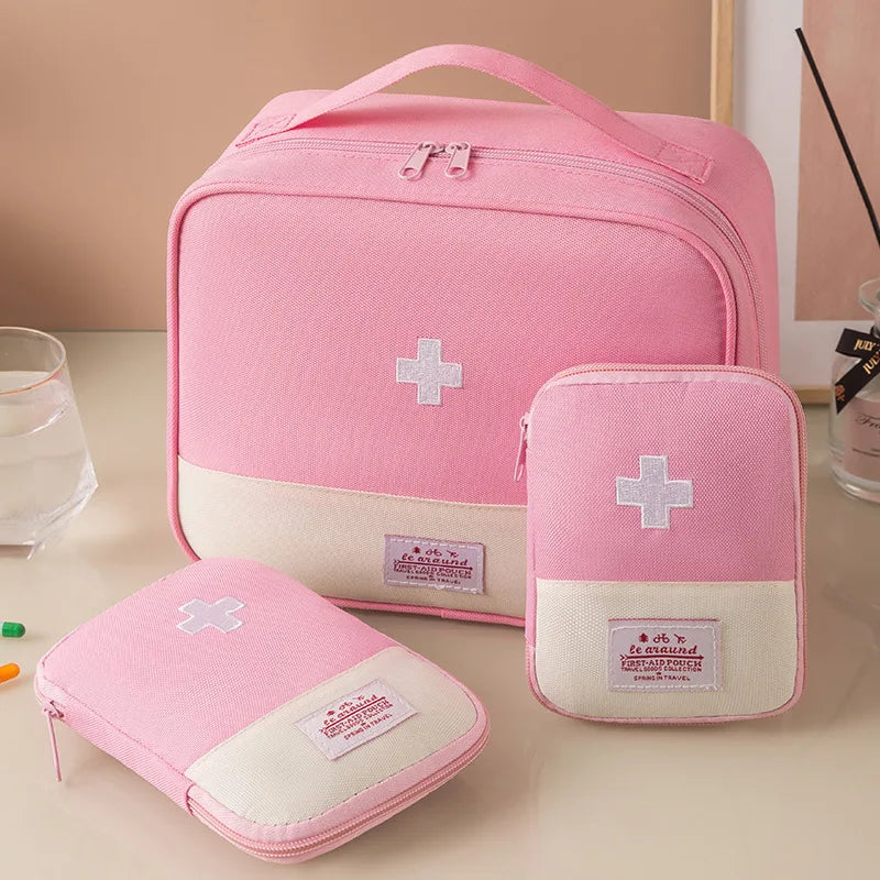 Large Capacity Medicine Bag Travel Portable Medical Bag Home Medicine Storage Bag Set Portable Outdoor First Aid Kit 1pc