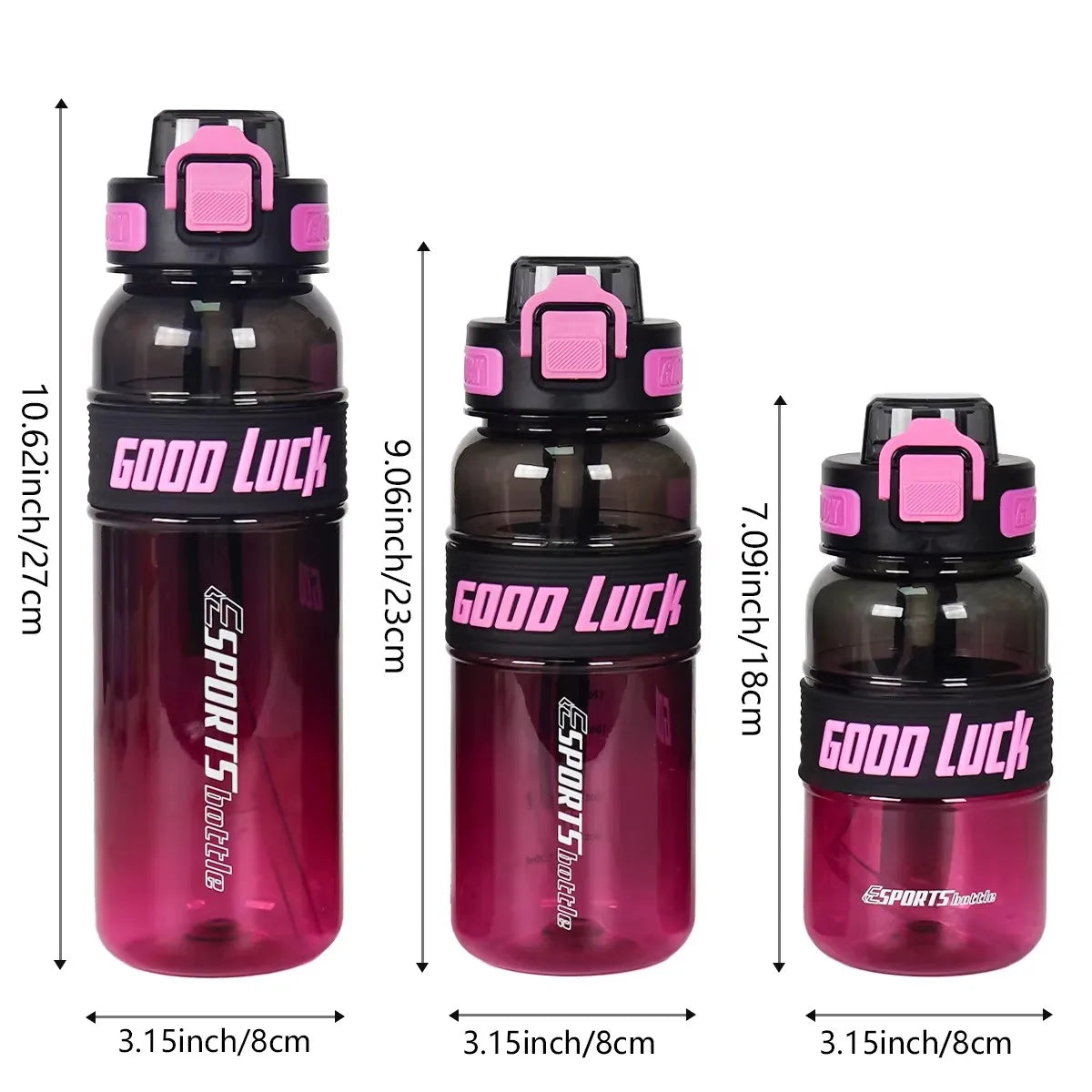 1pc 950ml/31o 750ml/26oz 550ml/18oz outdoor sports water bottle, suitable for fitness, sports, birthday gifts