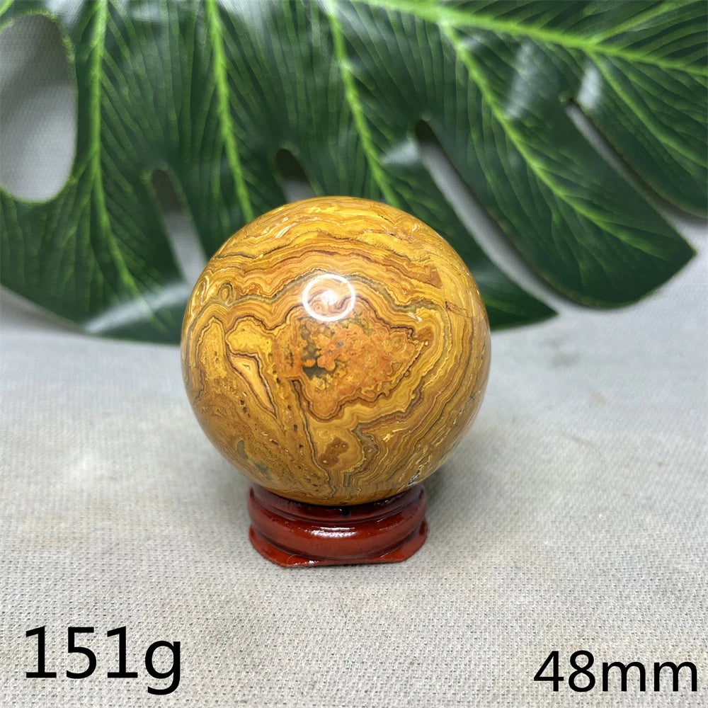 Mexico  Crazy Agate Natural Rock Globular Agate Polishing Energy Health and Beauty Garden Decoration Witchcraft Spirit  Healing