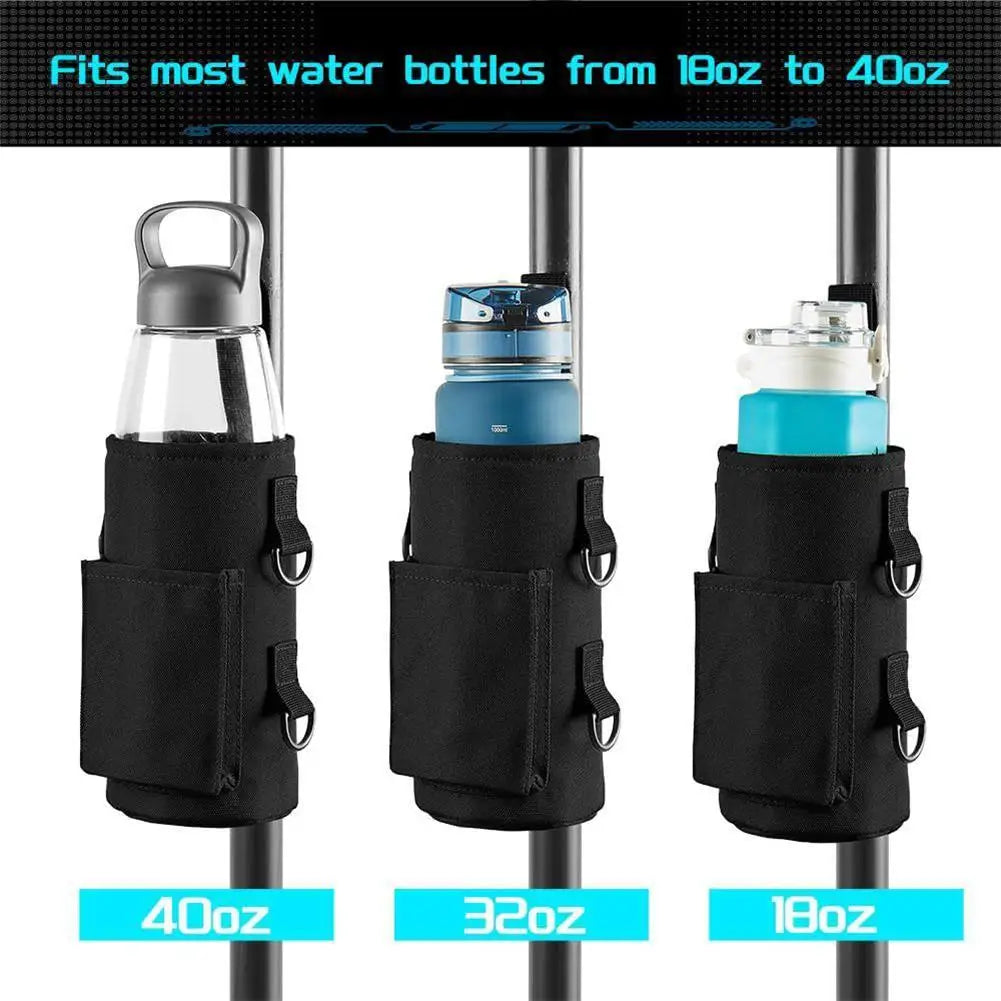 Magnetic Sling Bottle Bag with Shoulder Strap Water Bottle Holder Phone Holder for Men Women Workout Fitness Travel Outdoor