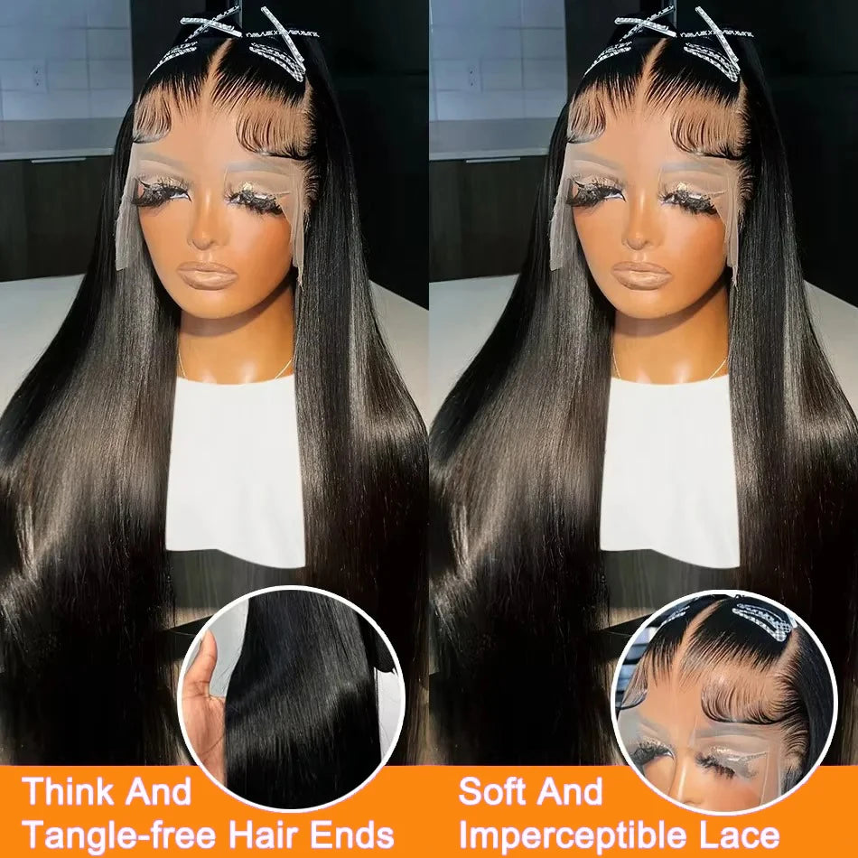 Golden 30 32 Inch Bone Straight 13X4 13X6 HD Lace Front Human Hair Wigs Brazilian 5x5 Lace Frontal Wigs Human Hair Pre Plucked