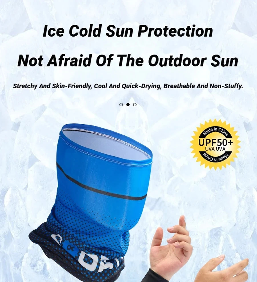 Summer Fashio Sunscreen Ice Silk Sleeve UV Sun Protection Cooling Anti-Slip Arm Sleeves Men Women Outdoor Sport Cycling