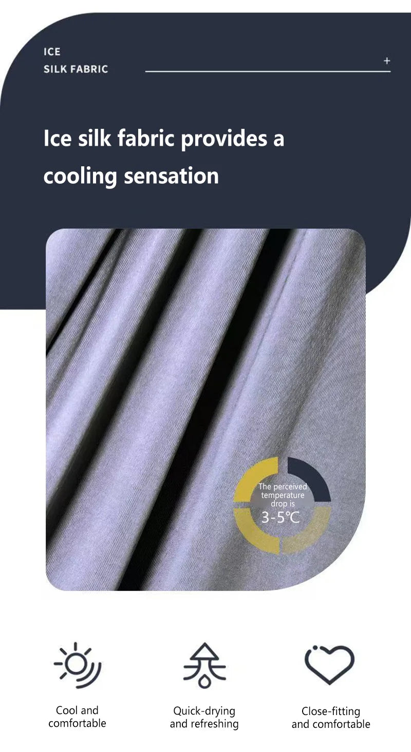 Cooling Arm Sleeves Breathable Sun Protection Ice Slik Sleeves Summer Outdoor Sports Driving Cycling Sleeves Men Loose Arm 2026