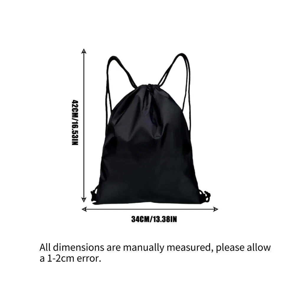 Sports Drawstring Backpack Sport Fitness Travel Outdoor Sackpack Women And Men Large Capacity Gym Swim Beach Bags Basketball Bag