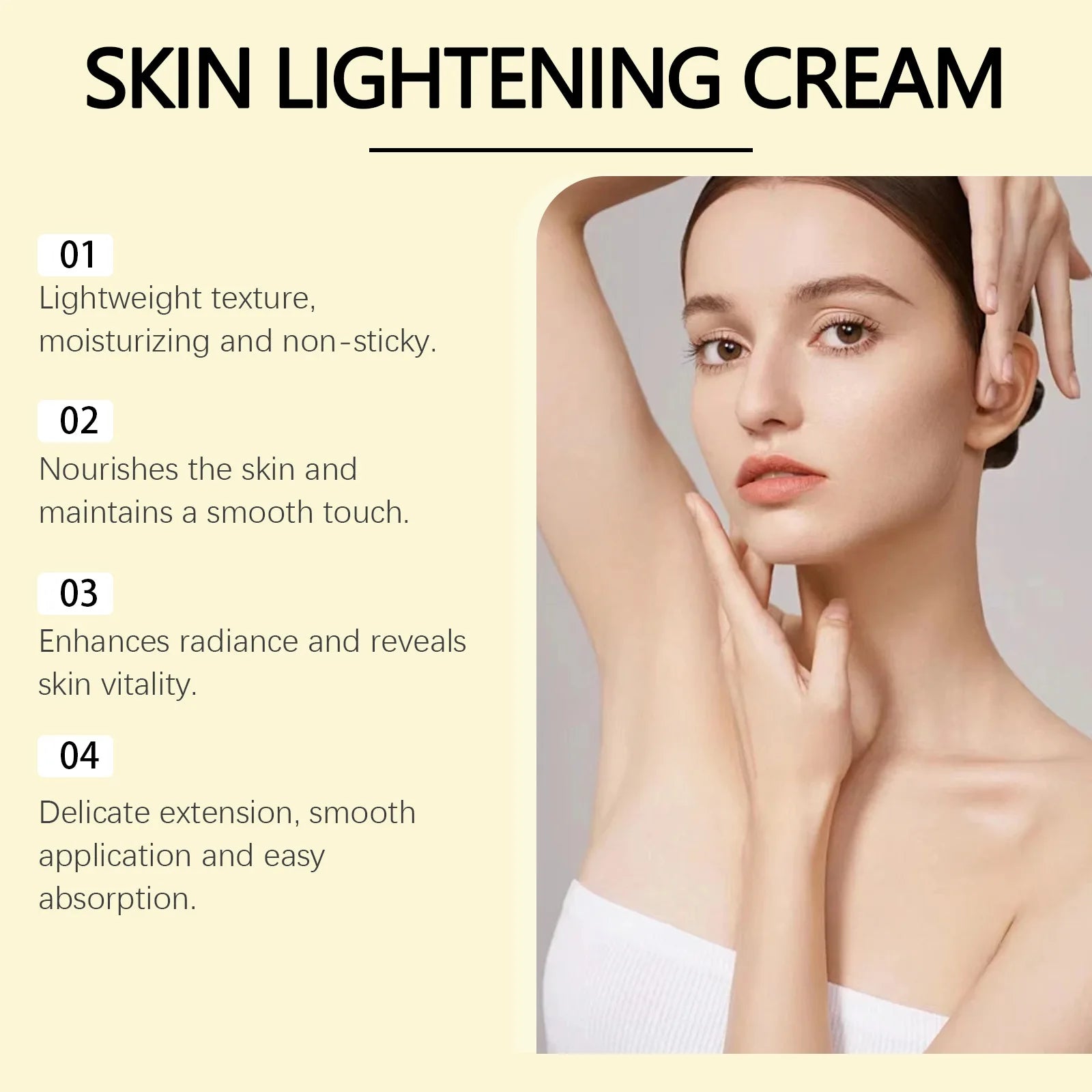 Eelhoe Fresh Lemon Skin Moisturizing Lotion Improve Elasticity Reduce Sagging Keep Brighten Hydrating Dry Body Nourishing Cream