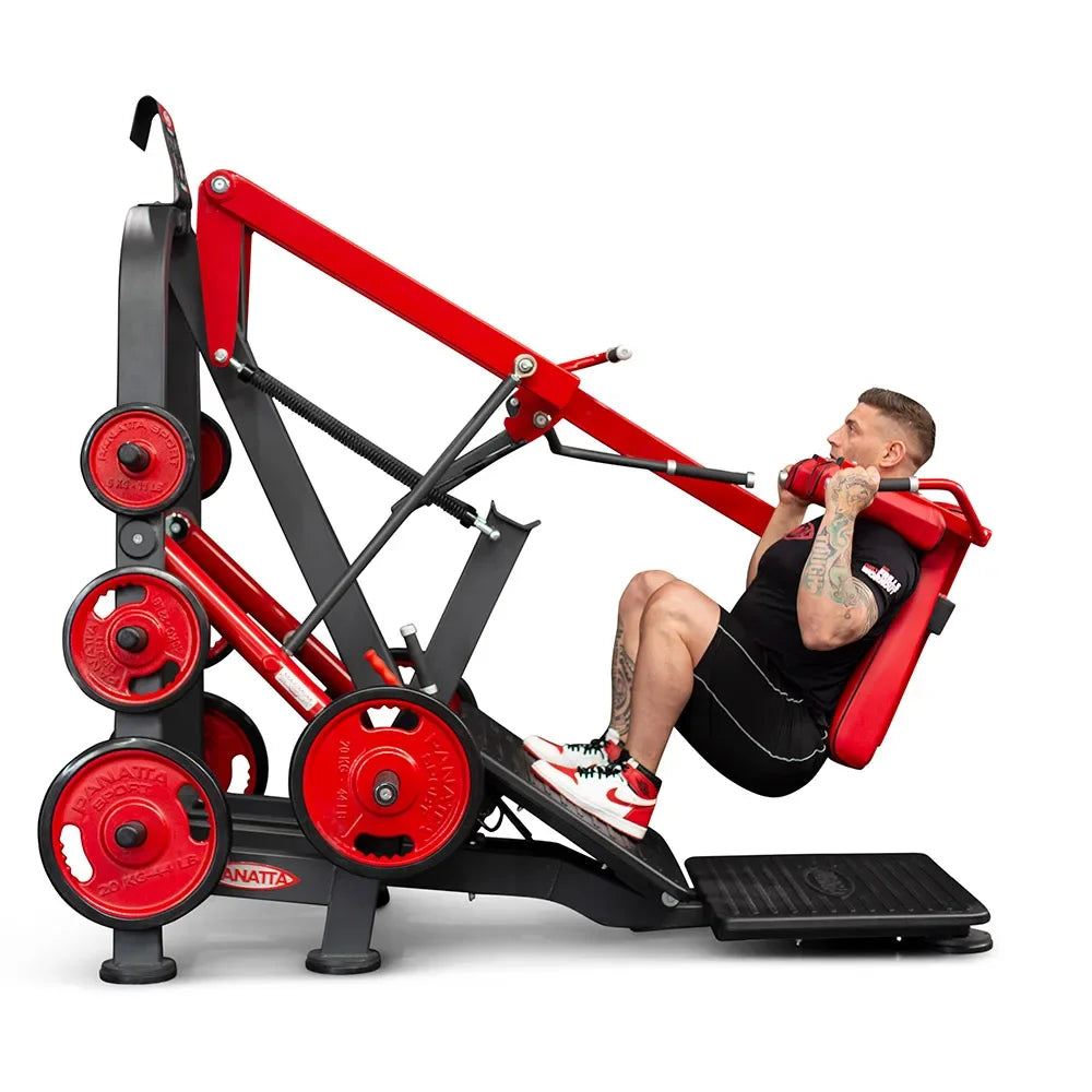 l # Fitness Gym Equipment Super Pendulum Hip Leg Muscle Trainer Total Leg Press Oblique Squat Plate Loaded Machine