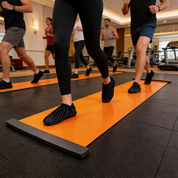 200cm Sports Fitness Glide Plate for Ice Hockey Roller Skating Leg Exercise Yoga Sliding Mat Core Training Board Slide Boards