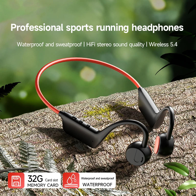 Lenovo Bone Conduction Headset Wireless Swimming Sports Headphone IPX8 Bluetooth 5.4 With Mic Waterproof Exercise Fitness 2026