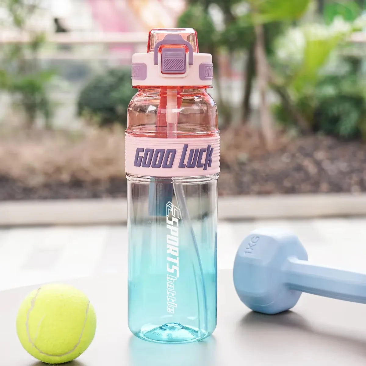 1pc 950ml/31o 750ml/26oz 550ml/18oz outdoor sports water bottle, suitable for fitness, sports, birthday gifts
