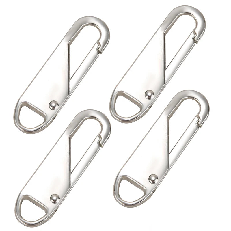 1/2/4/5/10Pcs Zipper Slider Instant Universal Repair Kit Replacement for Broken Buckle Travel Bag Suitcase Tent Backpack Zippers