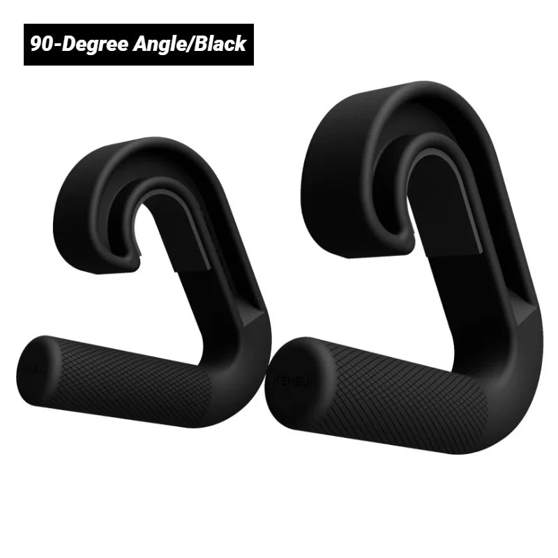 1Pair Fitness Pull Up Hand Grip Ergonomic Hook Handle Gym Multifunctional Down Grips Versatile Strength Training Equipments