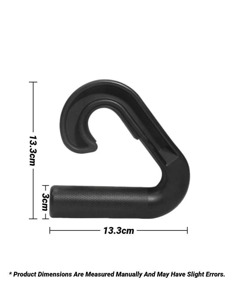 1Pair Fitness Pull Up Hand Grip Ergonomic Hook Handle Gym Multifunctional Down Grips Versatile Strength Training Equipments