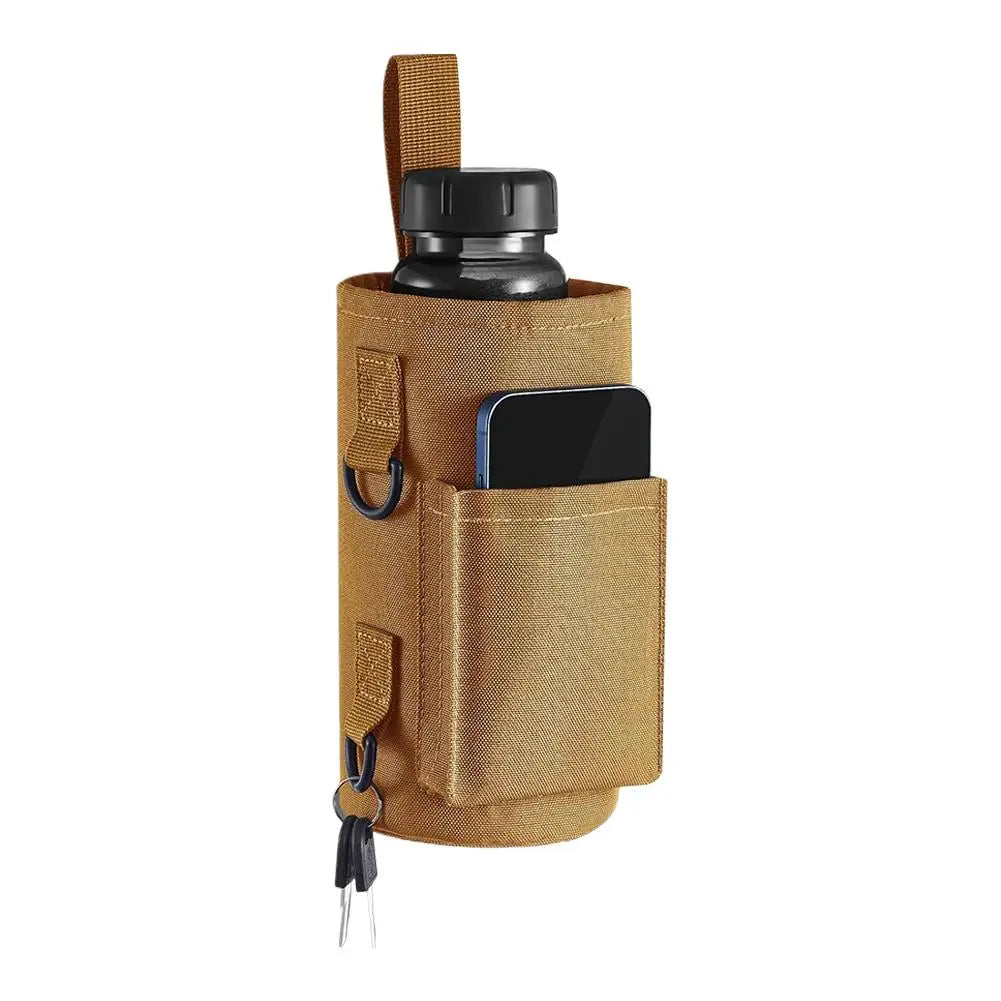 Magnetic Sling Bottle Bag with Shoulder Strap Water Bottle Holder Phone Holder for Men Women Workout Fitness Travel Outdoor