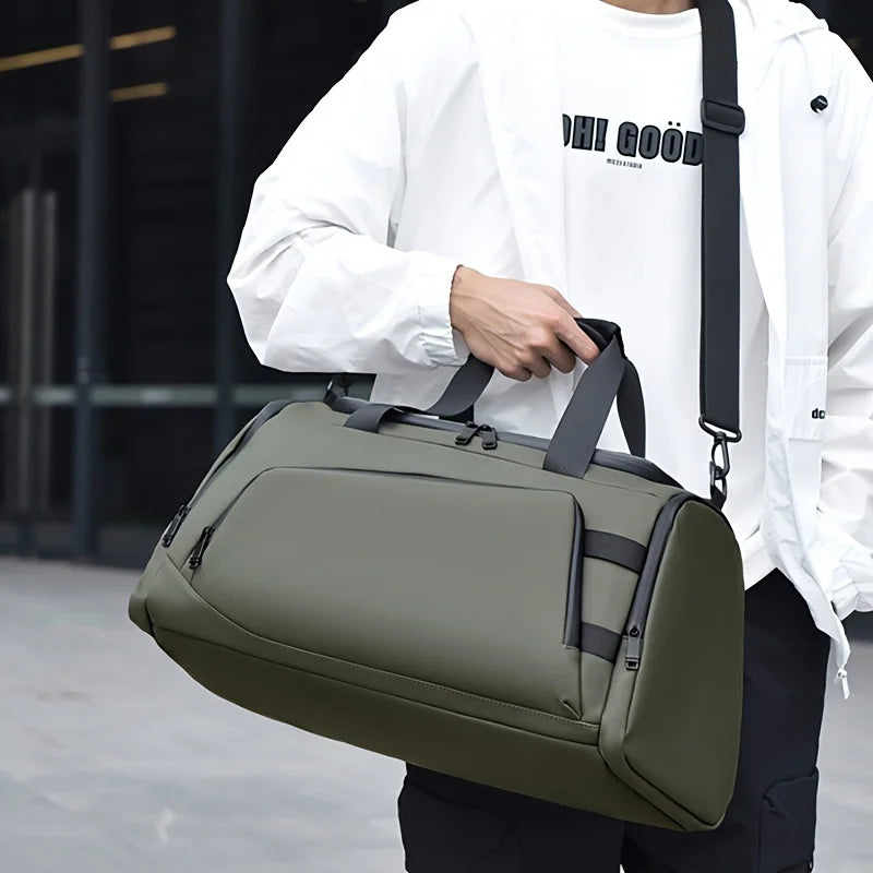 Large Capacity Multifunctional Travel Duffels With Multiple Compartments Suitable For Fitness Travel And Overnight Travel