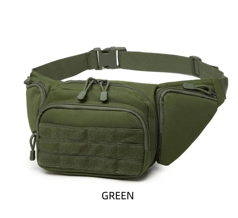 Outdoor MOLLE Fanny Pack, Gun Holster for Multiple Models, Compact & Secure Fit for Utility Accessories