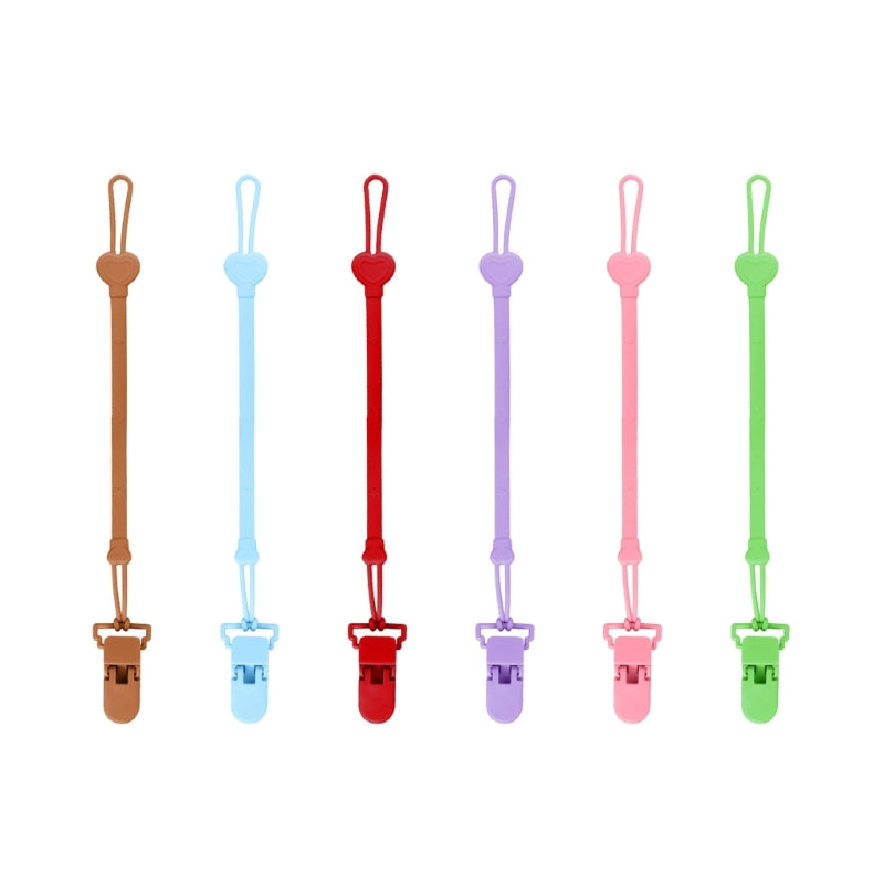 Pacifier Chain Silicone Strap BPA Holder Soother Chain Accessories