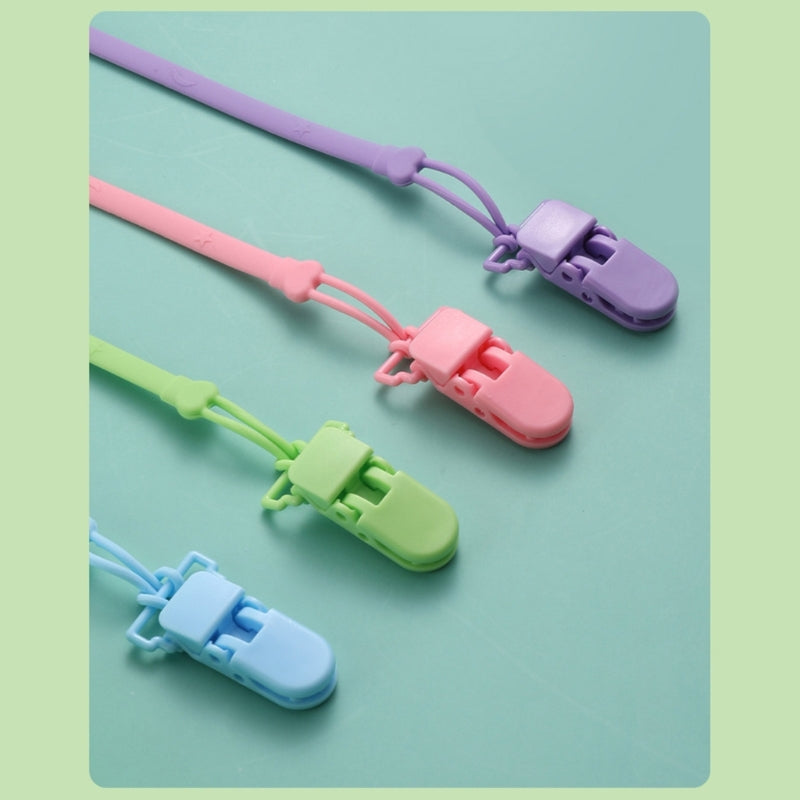 Pacifier Chain Silicone Strap BPA Holder Soother Chain Accessories