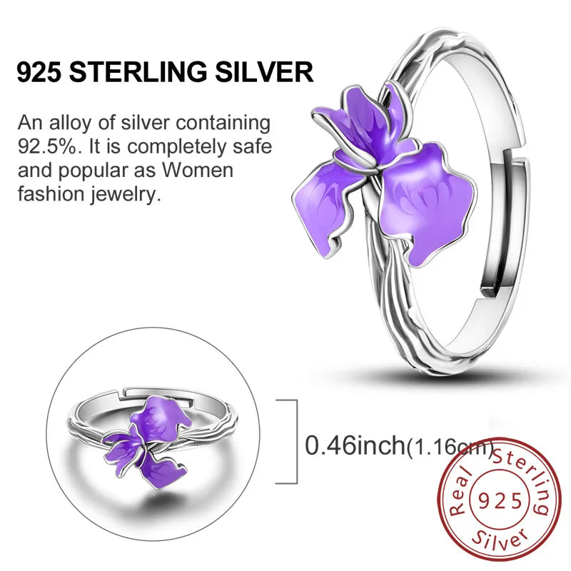 Anillos Apilables de Plata Esterlina 925 (Nuevos) – Lazo Rosa + Corazón (Tema Amor), Adecuados para Mujer y Chica