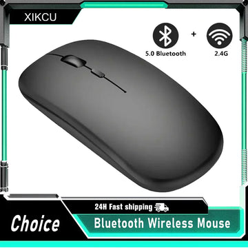 New Bluetooth Wireless Mouse USB Optical Rechargeable Mouse for Computer Laptop PC Macbook Gaming Mouse Gamer 2.4GHz 1600DPI