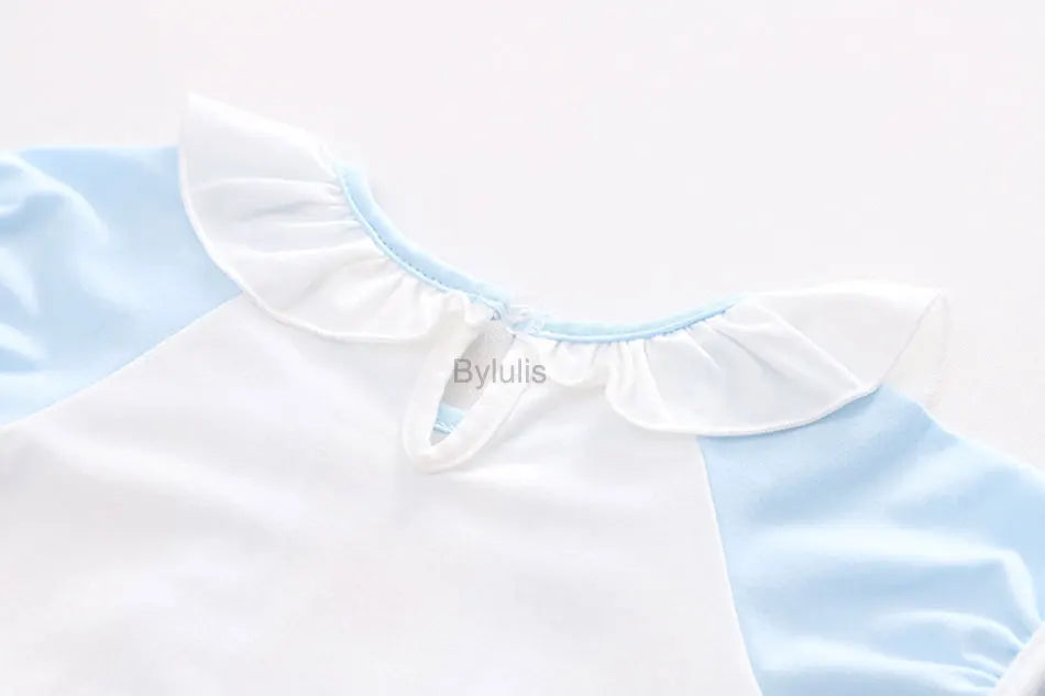 Baby Girls Costumes Kid Romper Tutu Dress with Headband Infant Baby Girl Princess Alice Clothes Aurora Belle Dress Party Costume