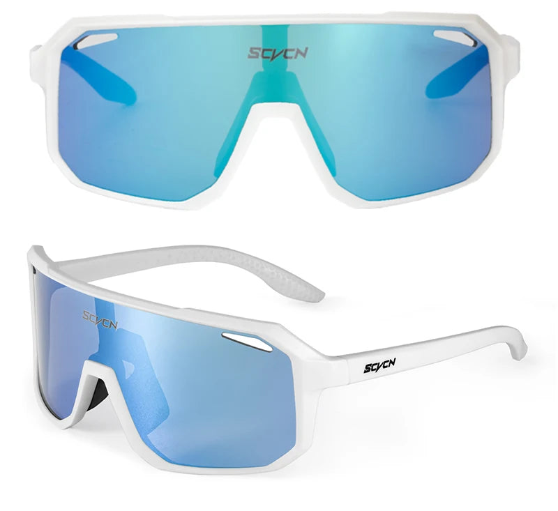 SCVCN Men bicycle Cycling Sunglasses Woman MTB road bike Driving Goggles Outdoor Sports running Glasses UV400 Hiking Eyewear
