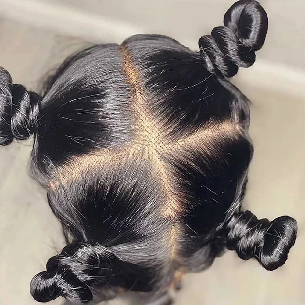 Full Lace Wigs Human Hair Wig For Women Brazilian Straight HD Full Lace Frontal Wig Glueless Wig Ready to Wear Preplucked
