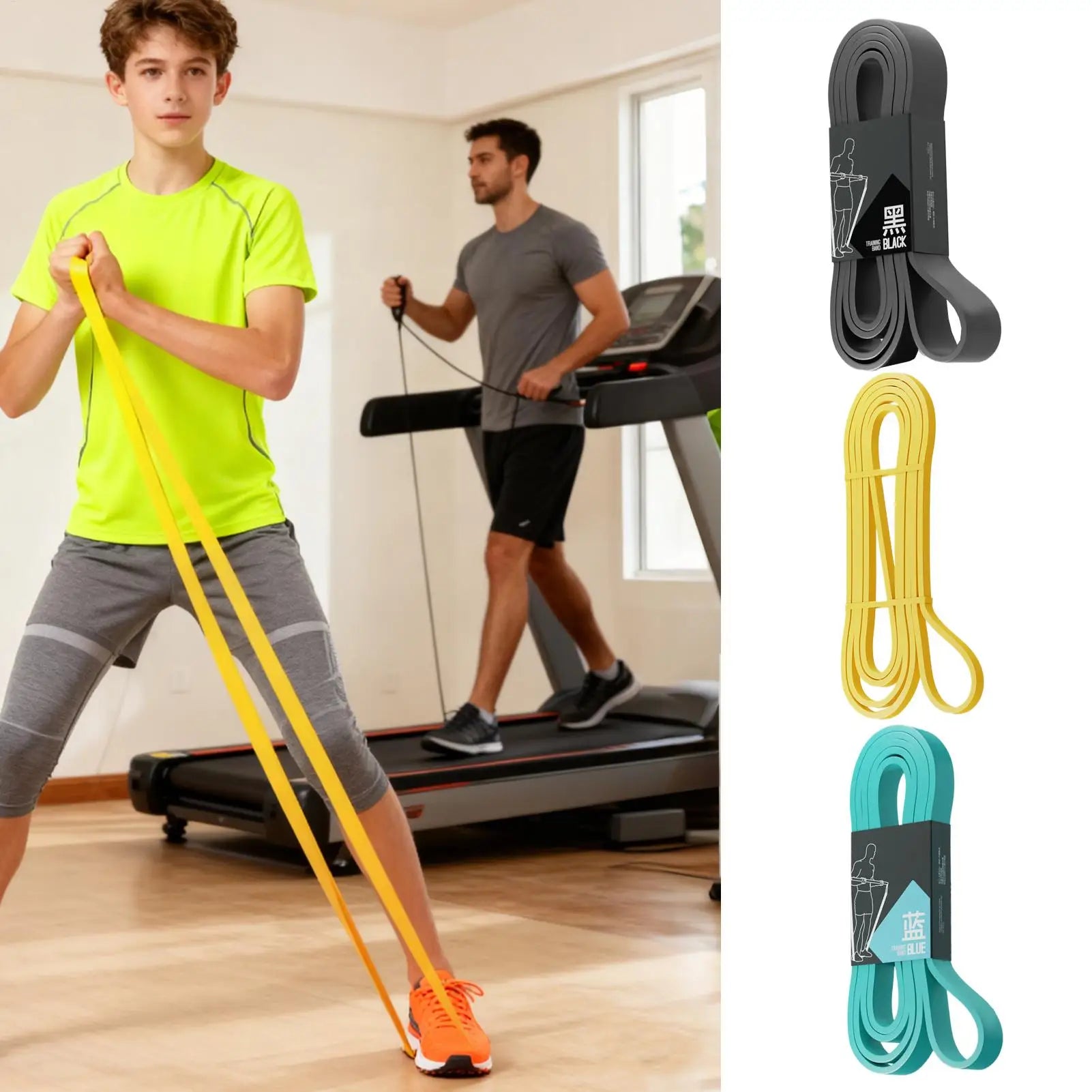 Fitness Resistance Bands Elastic Stretching Strength Training Pull Up Elastic Bands For Exercise For Women Men Home Gym Pilates