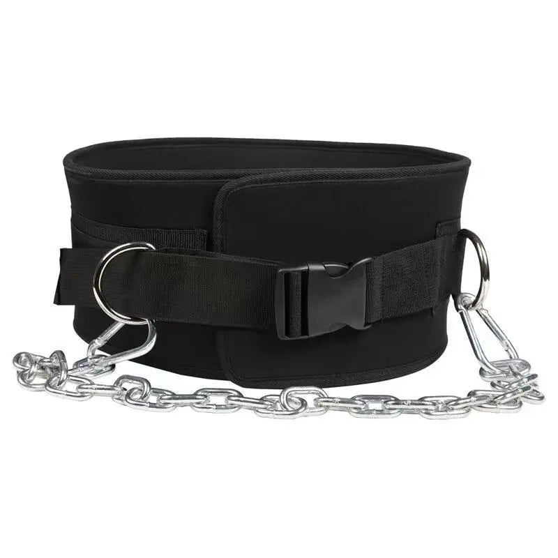Heavy Duty Dip Belt Adjustable Steel Chain for Weighted Pull Ups Strength Training Home Gym Fitness Equipment