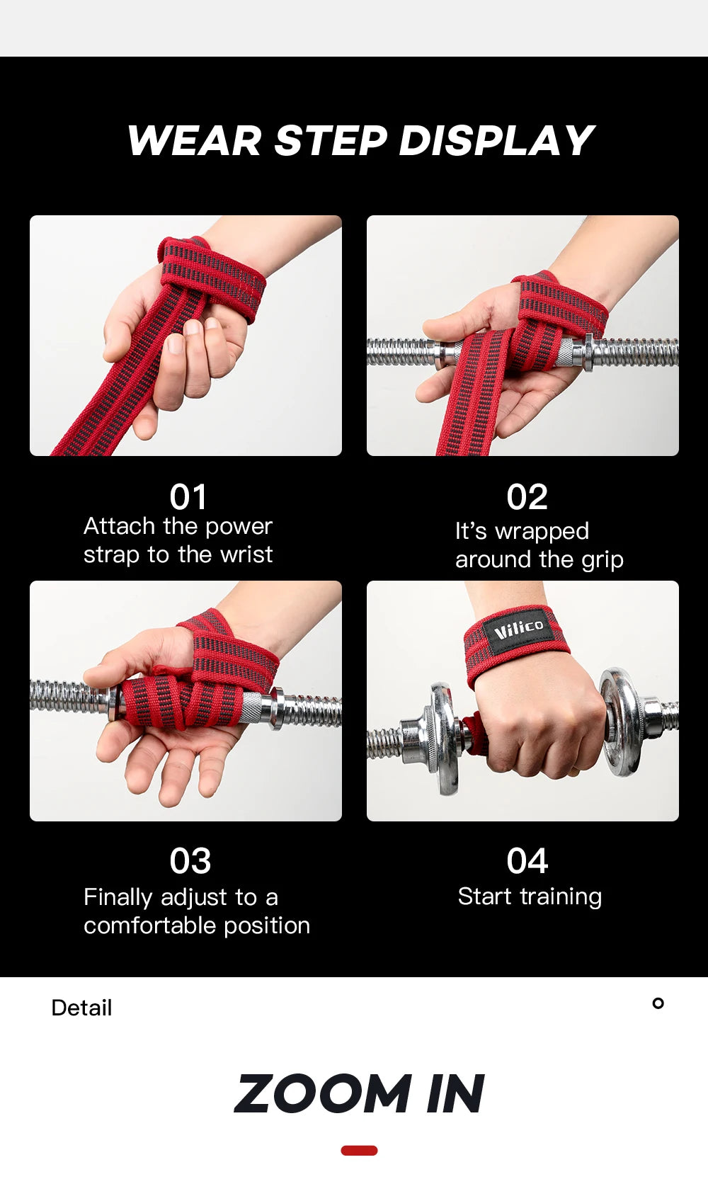 Weightlifting Booster Bands Bandages Hard Pulling Bands Wrist Straps Gloves For Barbell Dumbbells Anti-Slip Deadlifts & Fitness